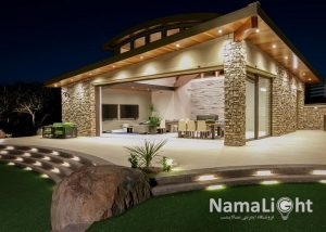 نورپردازی نمای ساختمان
